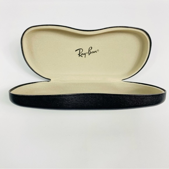 Ray-Ban Sunglasses Black Clamshell Glasses Leatherette Hard Case Only - Picture 1 of 5